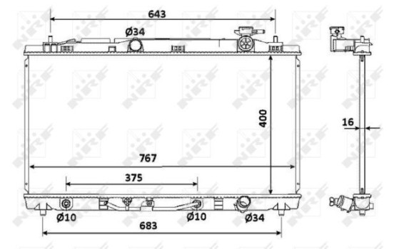 Radiateur, refroidissement du moteur