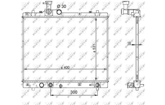 Radiateur, refroidissement du moteur