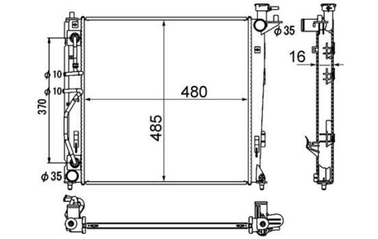 Radiateur, refroidissement du moteur, Image 7