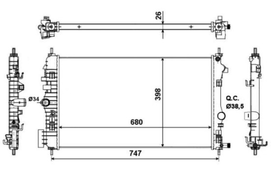 Radiateur, refroidissement du moteur, Image 6