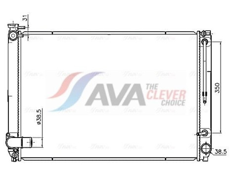 Radiateur TO2791 Ava Quality Cooling