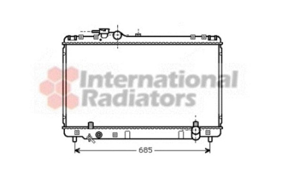 RADIATEUR Toyota Supra '96 - 53002234 International Radiators, Image 2