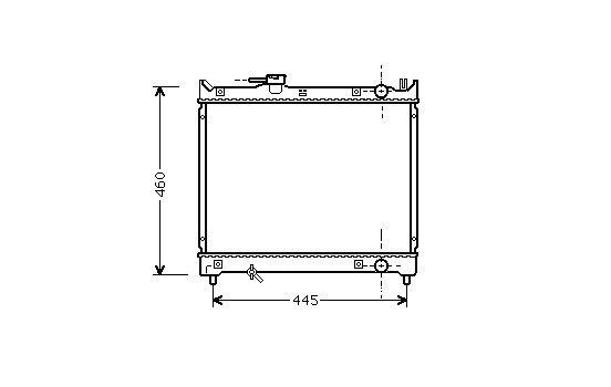 RADIATEUR Vitara 2.0 V6 Hand 95-98 52002044 International Radiators