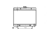 RADIATEUR W 126 H / A Climatisation 79-85 30002055 International Radiators