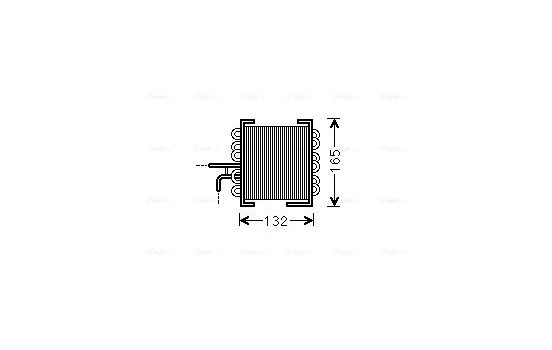 Refroidisseur de carburant 30002481 International Radiators