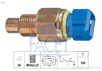 Contact thermique, voyant avertisseur de l'agent réfrigérant Made in Italy - OE Equivalent 7.4131 Facet