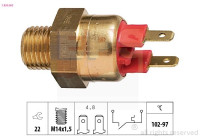 Interrupteur de température, ventilateur de radiateur Made in Italy - OE Equivalent 1.850.063 EPS Facet