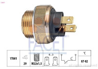 Interrupteur de température, ventilateur de radiateur Made in Italy - OE Equivalent 7.5017 Facet