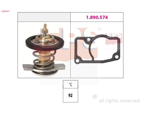 Thermostat d'eau Made in Italy - OE Equivalent