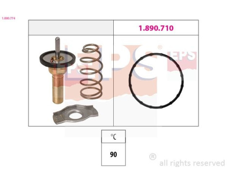 Thermostat d'eau Made in Italy - OE Equivalent