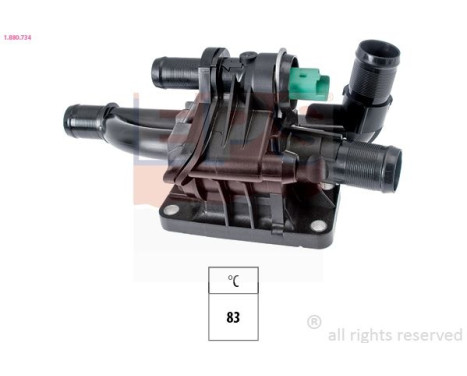 Thermostat d'eau Made in Italy - OE Equivalent
