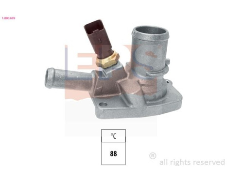 Thermostat d'eau Made in Italy - OE Equivalent