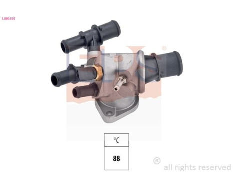 Thermostat d'eau Made in Italy - OE Equivalent