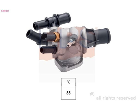 Thermostat d'eau Made in Italy - OE Equivalent