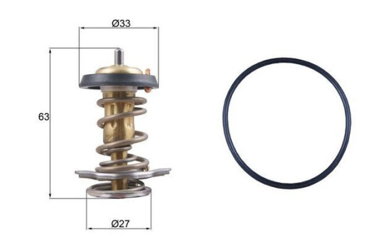 Thermostat, liqiuide de refroidissement BEHR