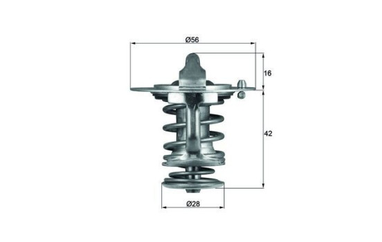 Thermostat, liqiuide de refroidissement BEHR