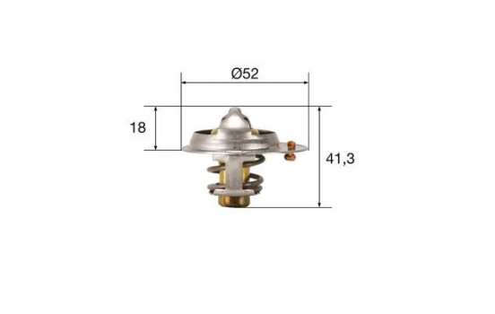 Thermostat, liqiuide de refroidissement BEHR