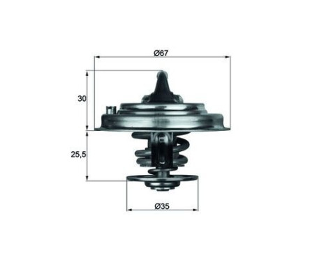 Thermostat, liqiuide de refroidissement BEHR