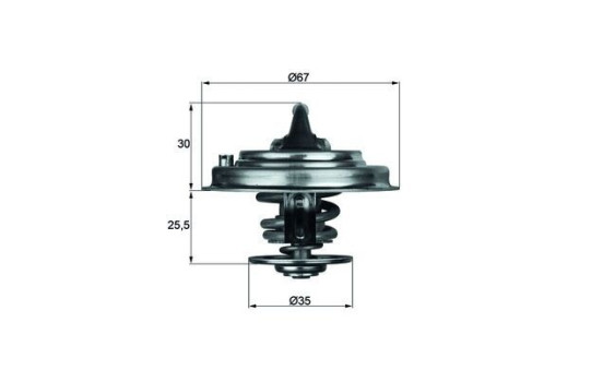 Thermostat, liqiuide de refroidissement BEHR