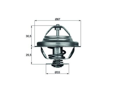 Thermostat, liqiuide de refroidissement BEHR