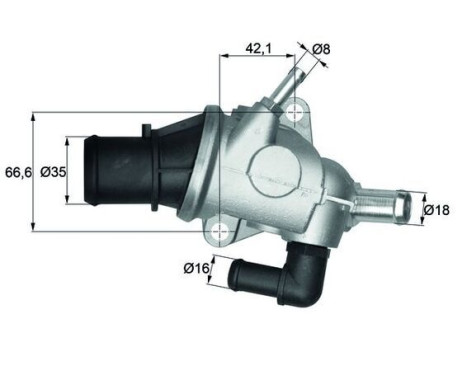 Thermostat, liqiuide de refroidissement BEHR