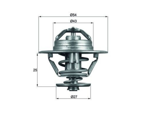 Thermostat, liqiuide de refroidissement BEHR