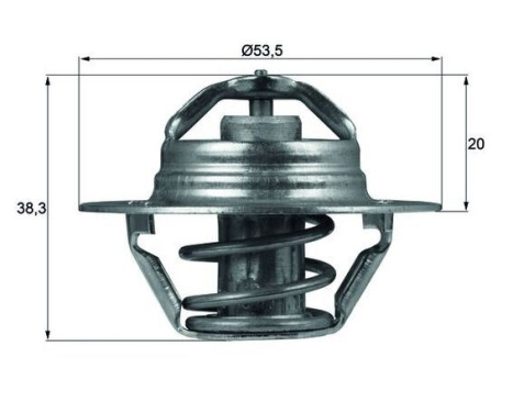 Thermostat, liqiuide de refroidissement BEHR