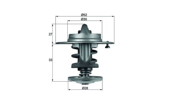 Thermostat, liqiuide de refroidissement BEHR