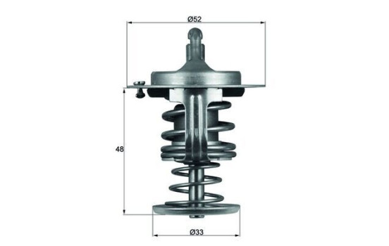 Thermostat, liqiuide de refroidissement BEHR