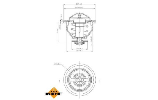 Thermostat, liqiuide de refroidissement EASY FIT