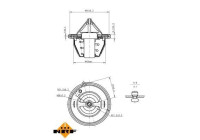 Thermostat, liqiuide de refroidissement EASY FIT