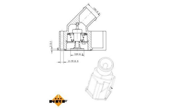 Thermostat, liqiuide de refroidissement EASY FIT, Image 3