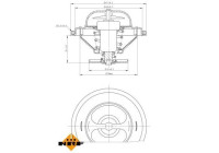 Thermostat, liqiuide de refroidissement EASY FIT