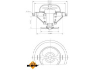 Thermostat, liqiuide de refroidissement EASY FIT