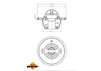 Thermostat, liqiuide de refroidissement EASY FIT