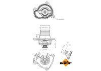 Thermostat, liqiuide de refroidissement EASY FIT