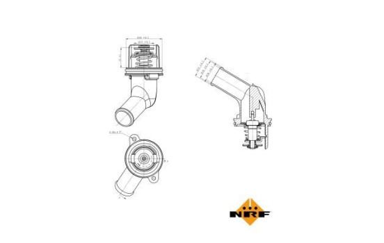Thermostat, liqiuide de refroidissement EASY FIT