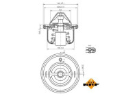 Thermostat, liqiuide de refroidissement EASY FIT