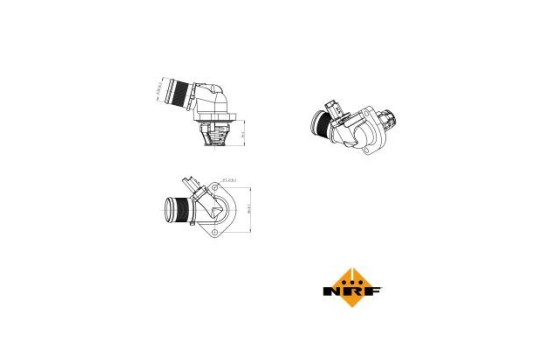 Thermostat, liqiuide de refroidissement EASY FIT