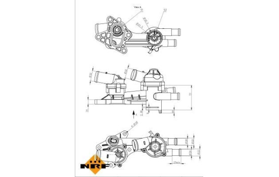 Thermostat, liqiuide de refroidissement EASY FIT