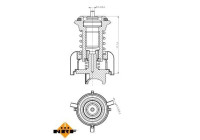 Thermostat, liqiuide de refroidissement EASY FIT
