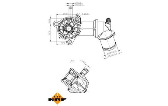 Thermostat, liqiuide de refroidissement EASY FIT
