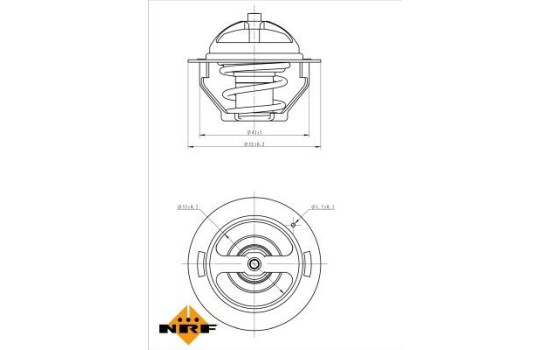 Thermostat, liqiuide de refroidissement EASY FIT