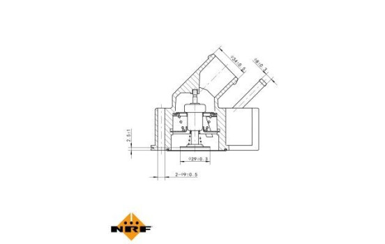 Thermostat, liqiuide de refroidissement EASY FIT