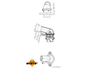 Thermostat, liqiuide de refroidissement EASY FIT