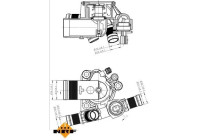 Thermostat, liqiuide de refroidissement EASY FIT