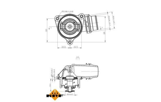 Thermostat, liqiuide de refroidissement EASY FIT