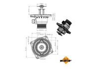 Thermostat, liqiuide de refroidissement EASY FIT