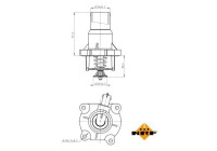 Thermostat, liqiuide de refroidissement EASY FIT