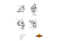 Thermostat, liqiuide de refroidissement EASY FIT